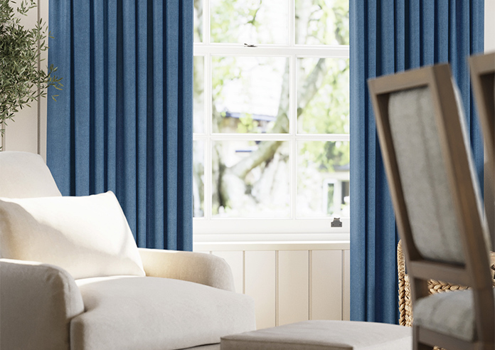 Ashbourne (Blackout), Caspian Blue - Made to Measure Curtains - Image 5